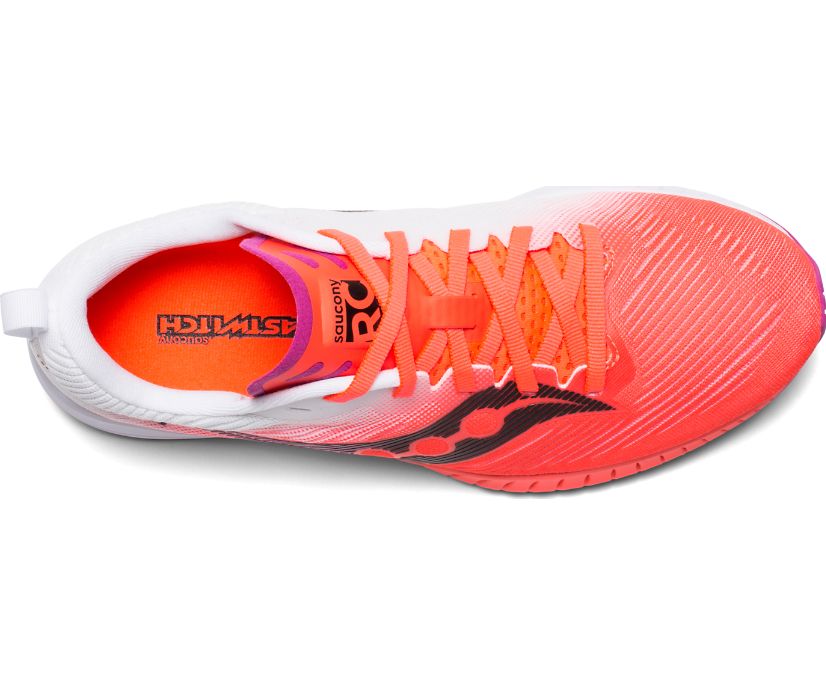 Women's Saucony Fastwitch 9 Running Shoes Red / White | Singapore 129NWYB